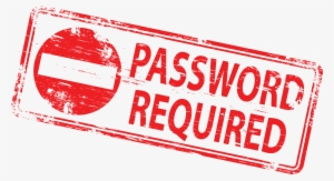 Secret Password Clipart - Password Required #1336210