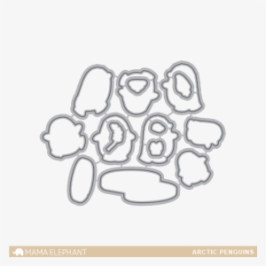 Arctic Penguins - Creative Cuts - Mama Elephant Arctic Penguins Dies #1336469