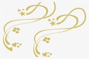 Golden Vector Line Png - Decorative Vines Clip Art #1336608