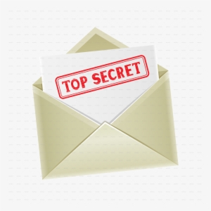 Envelope Transparent Top Secret Royalty Free Stock - Top Secret Envelope #1336810