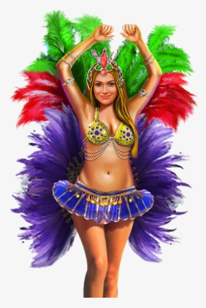 Carnival Girl Costume Png #1336941