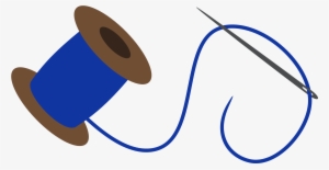 Graphic Royalty Free Library Drawing At Getdrawings - Needle And Thread Clipart #1337613