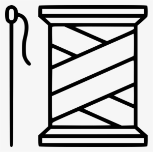 Needle And Thread - Line Art #1337702