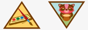 Brownie Artist Badges - Girl Scout Painting Badge #1338220