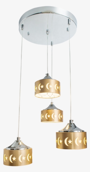 H504 Star & Crescent Gold - Pendant Light #1338384