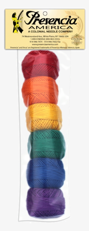 Perlé 08, 10gram Samplers - Perle Size 8-crayon Sampler-1 Pkg/6balls- All Cotton #1338431