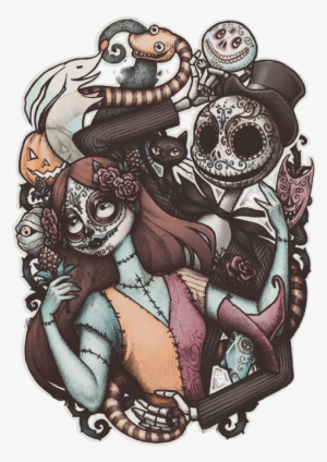 Royalty Free Download Jack And Tattoos Tumblr - Sugar Skull Nightmare Before Christmas #1338502