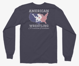 American Wrestling Long Sleeve T-shirt - Long-sleeved T-shirt #1338571