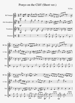Ponyo On The Cliff Sheet Music Composed By Yltan - Document #1338851