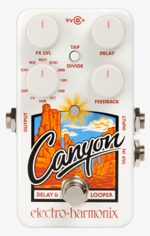 Download Png Image File - Electro Harmonix Canyon Delay #1338926