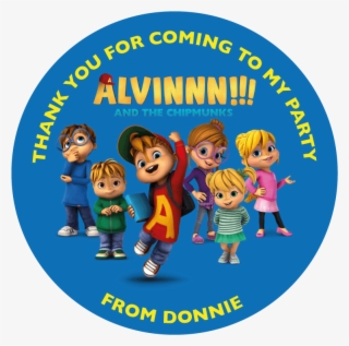 Jurassic World Clipart Alvin And The Chipmunks - Cialda Per Torta Alvin #1339487