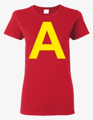 A Letter Alvin Halloween Costume Chipmunks Ladies Women #1340012