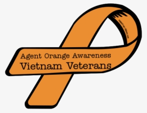 Agent Orange Awareness / Vietnam Veterans - Type 1 Diabetes Ribbon