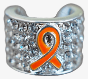 Orange Ribbon Stethoscope Charm - Orange Ribbon #1340481