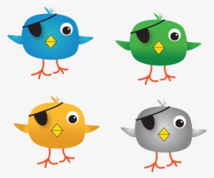 These Pirate Twiiter Bird With Full Eye - Pirate #1340723 These Pirate Twiiter Bird With Full Eye - Pirate #1340723