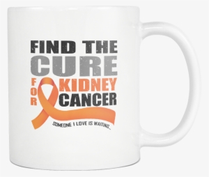 Find A Cure Orange Ribbon Kidney Cancer Awareness Someone - Kidney Cancer Warrior Rectangle Magnet #1340895