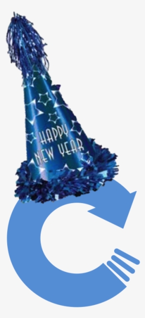 How To Send New Years Notes - (25ct) Gem-star Party Hats Assorted Colors #1341106