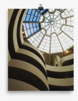 Blue Sky Guggenheim Poster - Solomon R. Guggenheim Museum #1341455