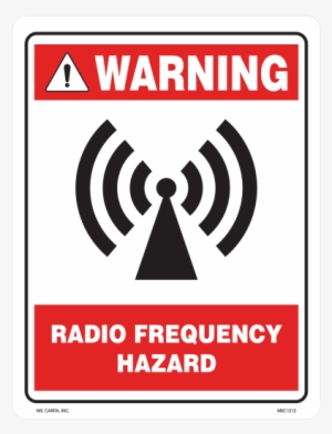 Radio Frequency Hazard Styrene Sign - Simbolo Radiazioni Non Ionizzanti #1341457