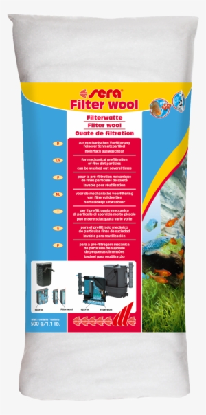 08466 Int Sera Filterwatte 500 G - Sera Filter Wool #1341503