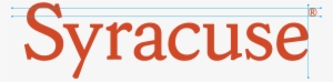 Special-case Syracuse Wordmark Trademark Symbol Is - Syracuse University Newhouse Logo #1341505