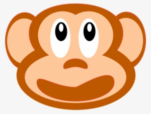 Monkey Snout Animal Curious George Face - Clip Art #1342410