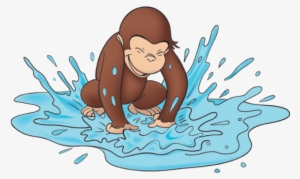 Royalty Free Download Cartoon Images Party Pinterest - Curious George In The Water #1342886