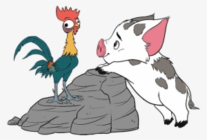 Heihei Pua, Heihei - Moana Clipart Heihei #1343326