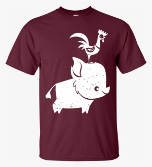 Moana Cute Pua And Hei Hei Graphic T Shirt Hoodie Sweater #1343611