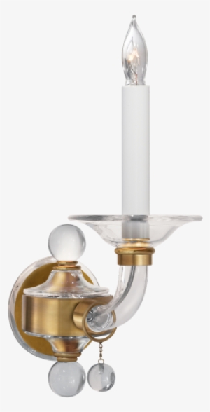 Stacked Ball Sconce In Antique Brass And Crystal #1343655 Stacked Ball Sconce In Antique Brass And Crystal #1343655