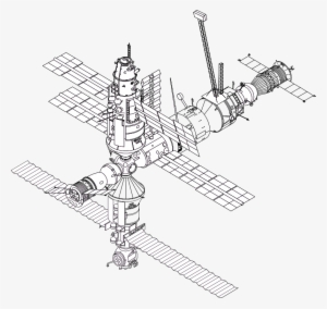 International Space Station Drawing #1343752