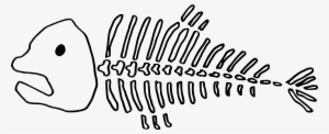 Dead Fish 003 Clip Art - Bones Fish Clipart Transparent #1343930