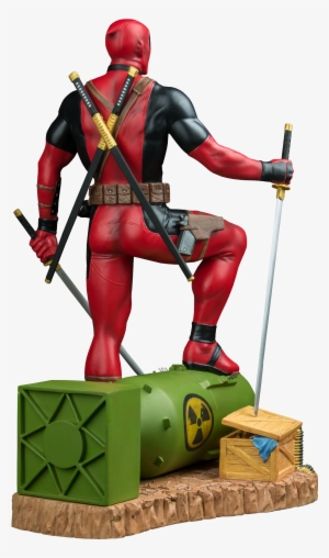 Deadpool On Atom Bomb 1/6th Scale Statue - Deadpool On Atom Bomb 1 6th #1344327