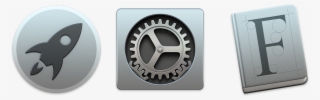 Launchpad, System Preferences, And Font Book Demonstrate - System Preferences Mac Icon #1345189