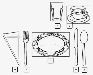 This Free Icons Png Design Of Basic Table Setting #1345397