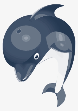 Cartoon, Dolphin, Ocean, Logo, Jan, - Lumba Lumba Kartun Png #1345823