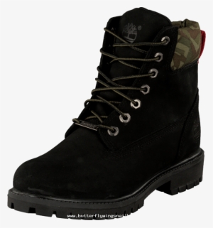 Special Price Mens Timberland Classic 6 Black Nubuck/camo - トレッキング シューズ 黒 雪 #1345935
