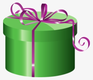 Box Clipart Gift Box - Green And Purple Gift #1346904