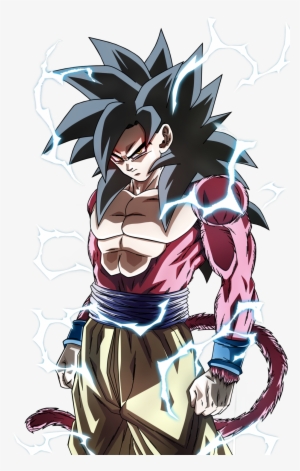 The Original Ssj God Form - Goku Ssj 4 Png #1347044