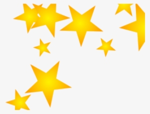 Star Border Clipart - Stars Cluster Yellow Clipart #1347499