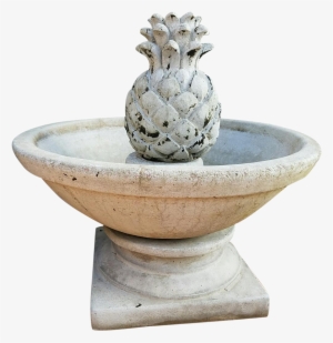 Concrete Pineapple Fountain #1347577