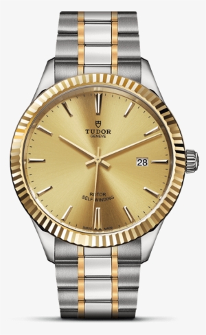 41 Mm Steel Case - Tudor Steel And Yellow Gold Black Dial #1347595