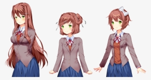 Png - Doki Doki Literature Club Sprites #1347756