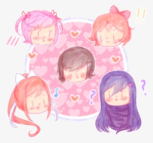 Doki Literature Yuri Minimalism By Carionto - Did I Say Okie Doki #1347902