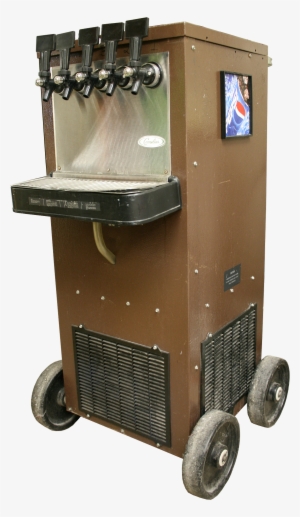 5 Head Refrigerated Soda Fountain - Plywood #1348291