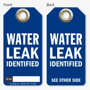 Water Leak Identified Tag - Water Leak Tag #1348454