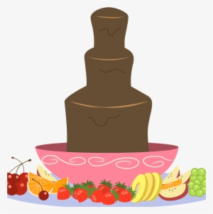 Chocolate Waterfall Clip Art - Chocolate Fountain Clip Art #1348524