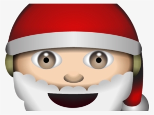 Santa Clipart Emoji - Emoji Papa Noel #1349091