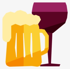 Sangria Clipart Beer Wine - Beer And Wine Cartoon #1349099