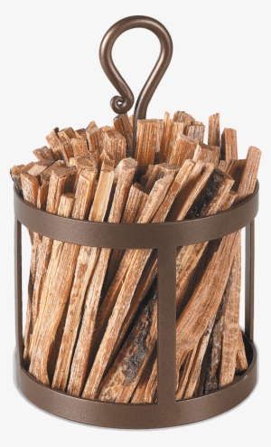 Anvil Vintage Iron Kindling Holder - Pilgrim Anvil Fat Wood Holder - Burnished Bronze - #1349443